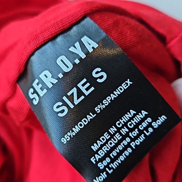 SER.O.YA Revolve Red Sexy Brogan Midi Bodycon Dress S NWT - Picture 10 of 10